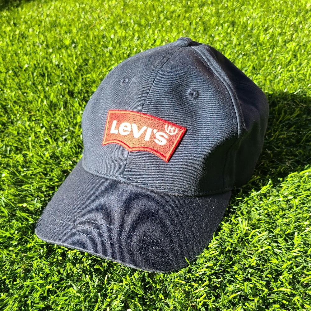 Levi's Navy Blue Cap with Red Logo